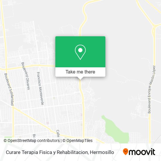 Mapa de Curare Terapia Fisica y Rehabilitacion