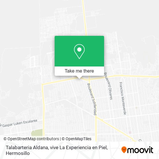 Talabarteria Aldana, vive La Experiencia en Piel map