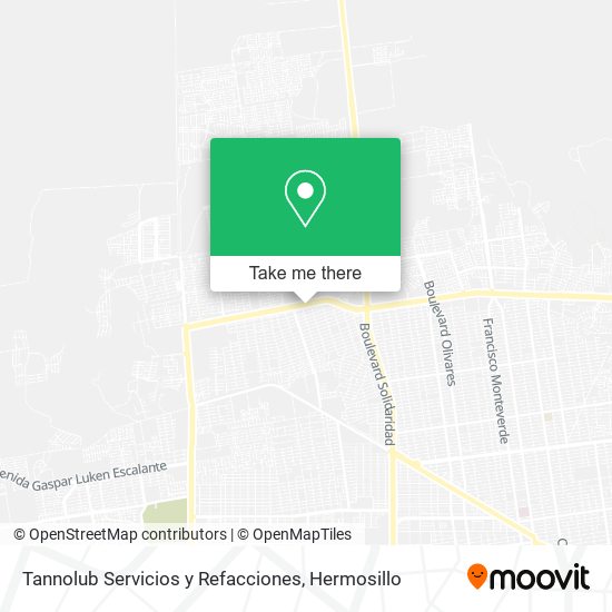 Tannolub Servicios y Refacciones map