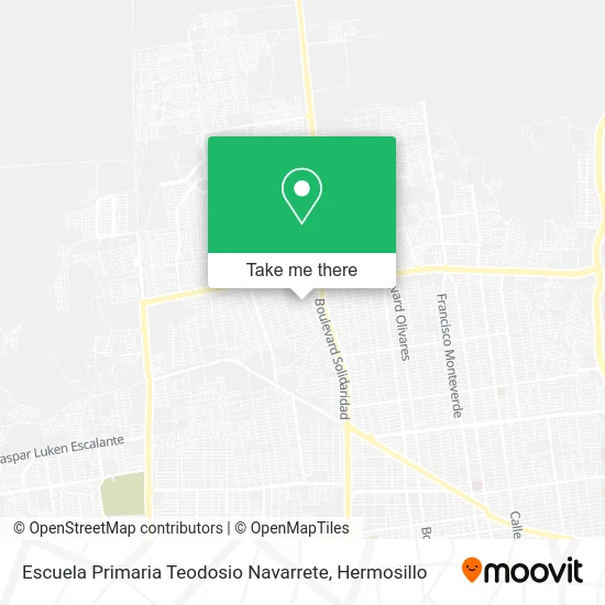 Escuela Primaria Teodosio Navarrete map