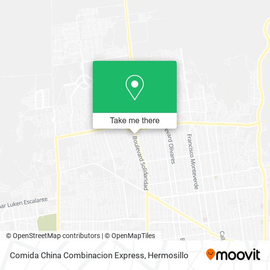 Comida China Combinacion Express map