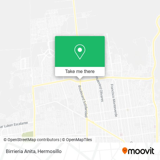 Mapa de Birrieria Anita