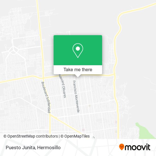 Puesto Junita map