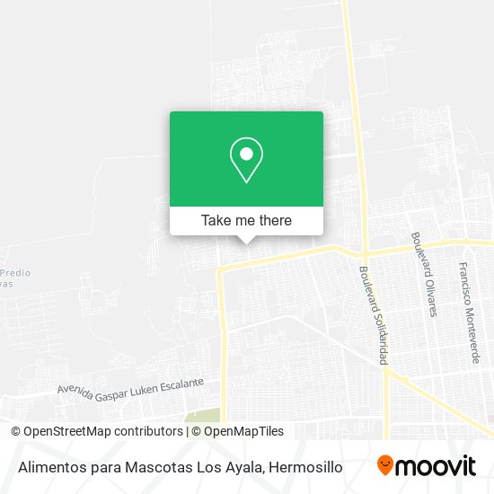 Alimentos para Mascotas Los Ayala map