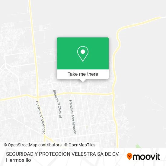 SEGURIDAD Y PROTECCION VELESTRA SA DE CV map