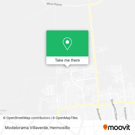 Modelorama Villaverde map
