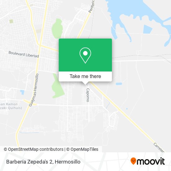 Mapa de Barbería Zepeda's 2