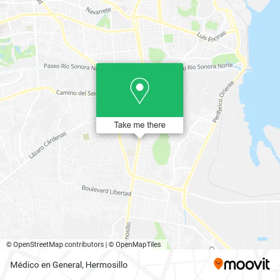 Médico en General map