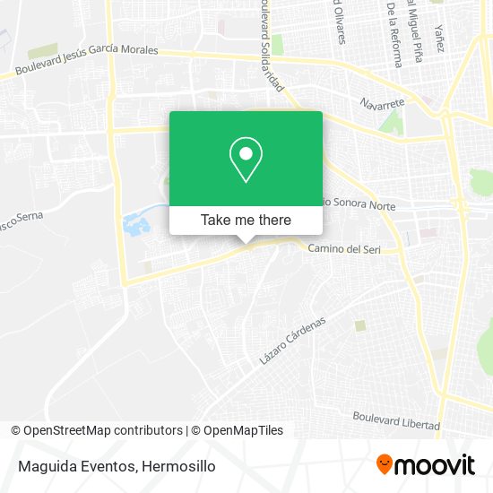 Maguida Eventos map