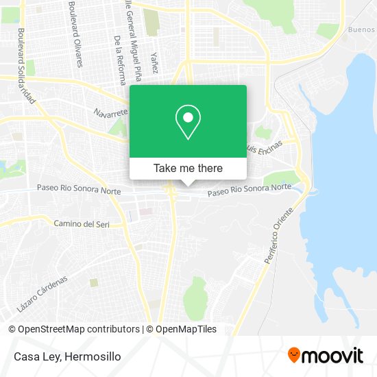 Mapa de Casa Ley