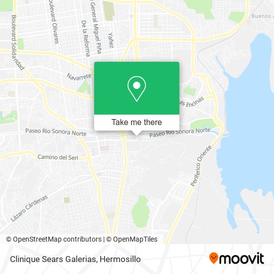 Mapa de Clinique Sears Galerias