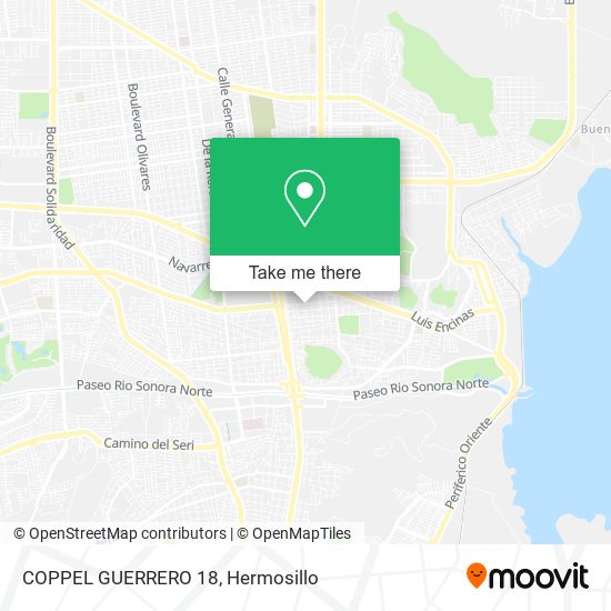 COPPEL GUERRERO 18 map