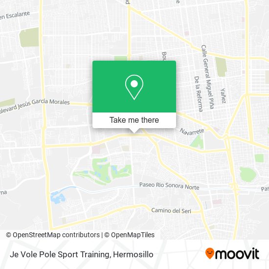 Mapa de Je Vole Pole Sport Training