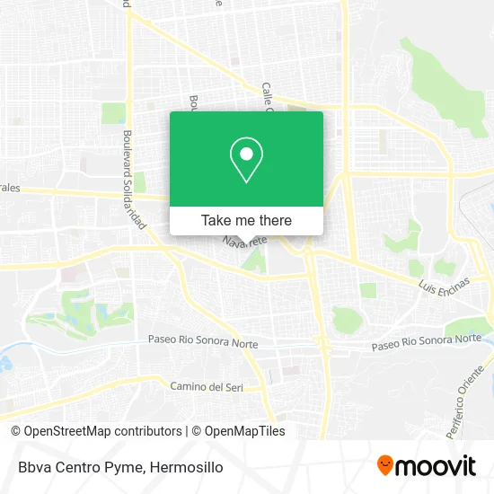 Bbva Centro Pyme map