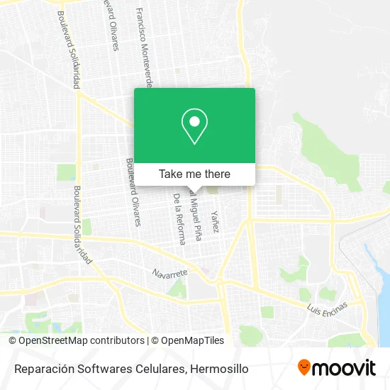 Reparación Softwares Celulares map