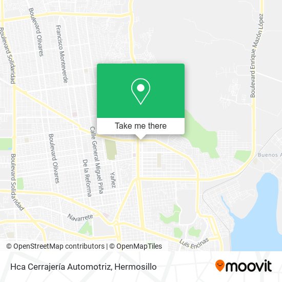 Hca Cerrajería Automotriz map