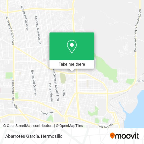 Mapa de Abarrotes García