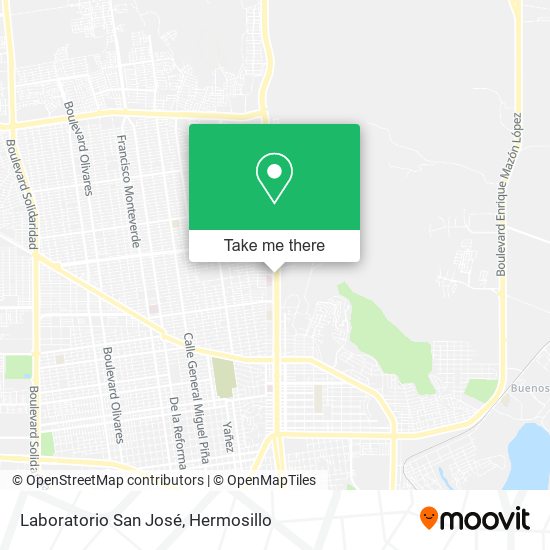 Mapa de Laboratorio San José