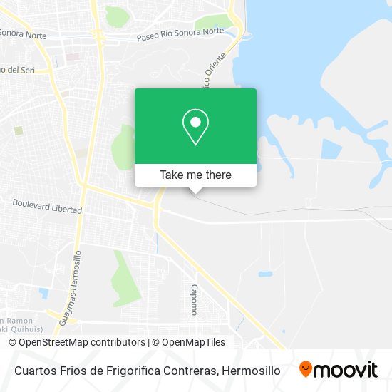 Mapa de Cuartos Frios de Frigorifica Contreras