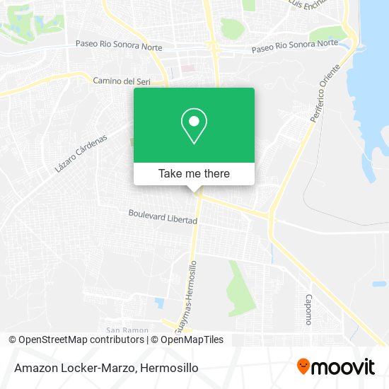 Mapa de Amazon Locker-Marzo