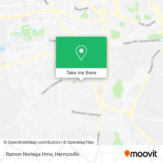 Ramon Noriega Hmo map