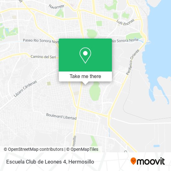Mapa de Escuela Club de Leones 4