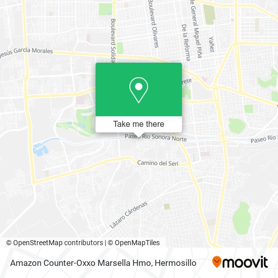Amazon Counter-Oxxo Marsella Hmo map