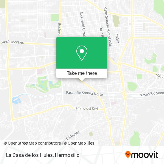 Mapa de La Casa de los Hules