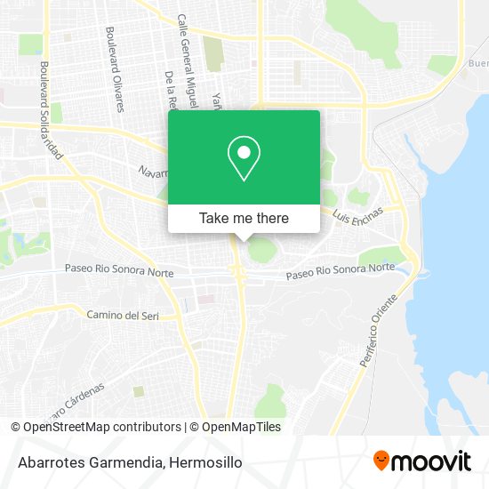 Mapa de Abarrotes Garmendia