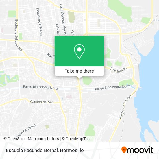 Mapa de Escuela Facundo Bernal