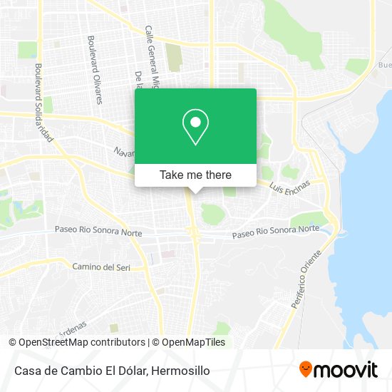 Casa de Cambio El Dólar map