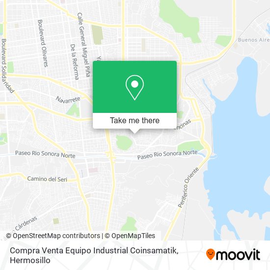 Mapa de Compra Venta Equipo Industrial Coinsamatik