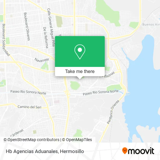 Hb Agencias Aduanales map