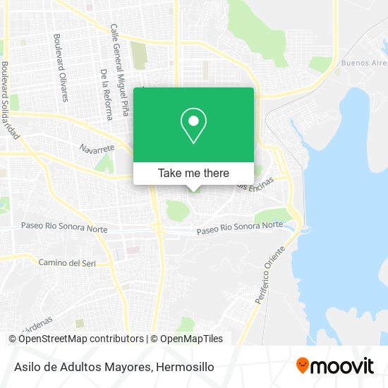 Asilo de Adultos Mayores map