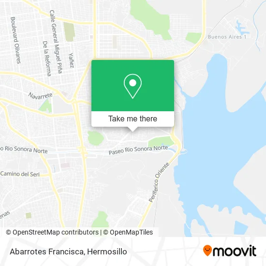 Abarrotes Francisca map