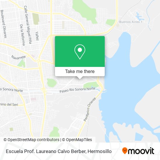 Escuela Prof. Laureano Calvo Berber map