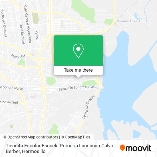 Tiendita Escolar Escuela Primaria Laurianao Calvo Berber map