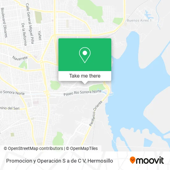 Promocion y Operación S a de C V map