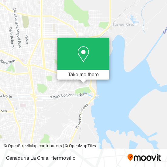 Mapa de Cenaduria La Chila