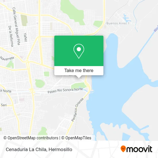 Cenaduria La Chila map