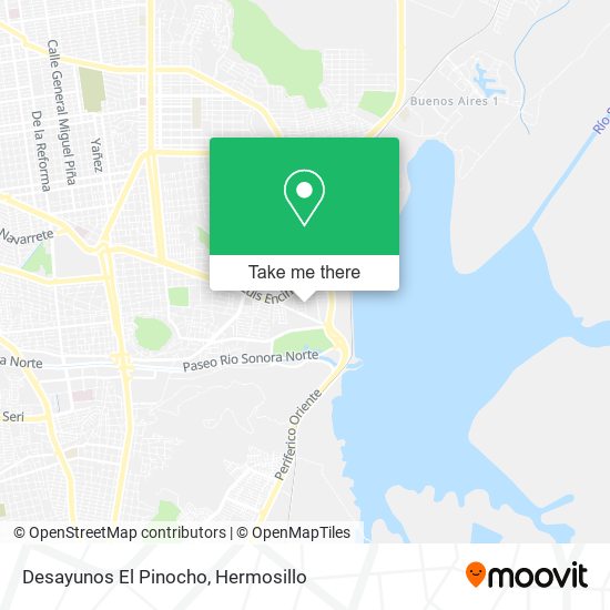 Mapa de Desayunos El Pinocho
