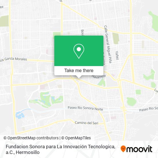 Fundacion Sonora para La Innovación Tecnologica, a.C. map