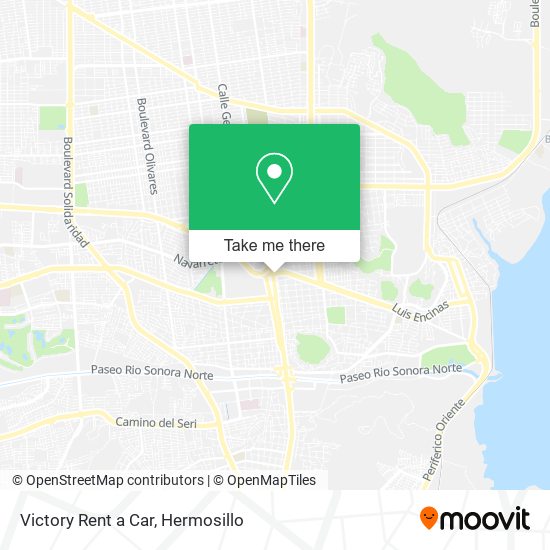 Mapa de Victory Rent a Car