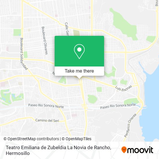 Teatro Emiliana de Zubeldia La Novia de Rancho map