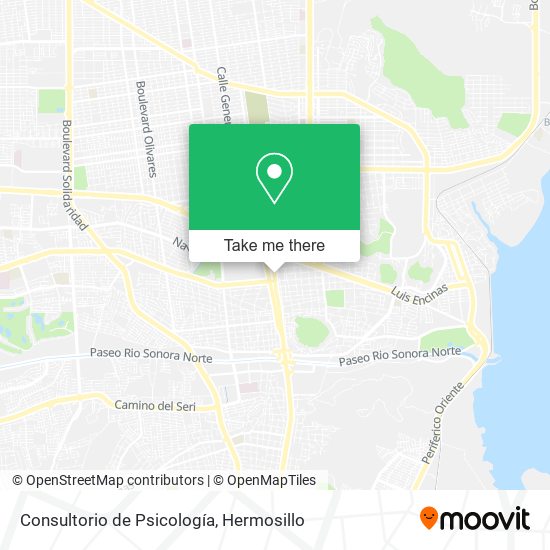 Mapa de Consultorio de Psicología
