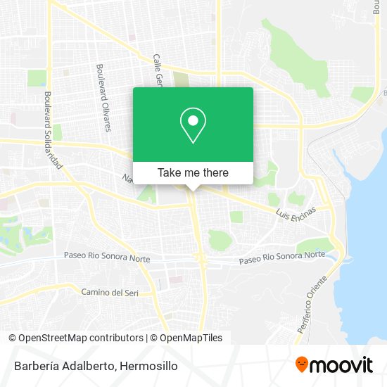Barbería Adalberto map