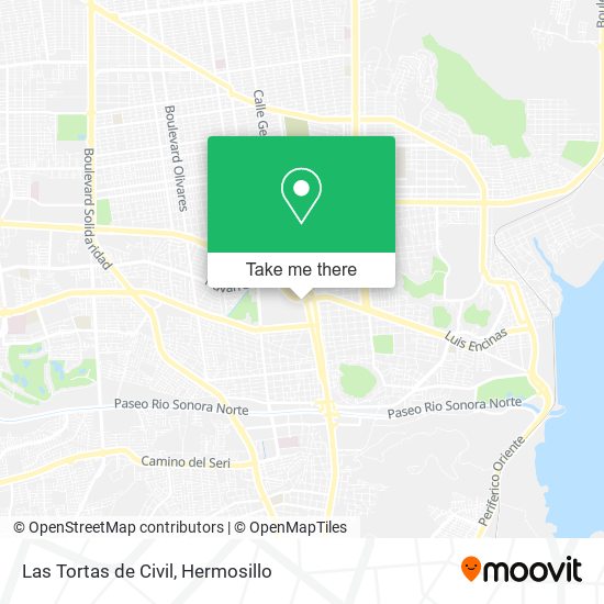 Las Tortas de Civil map