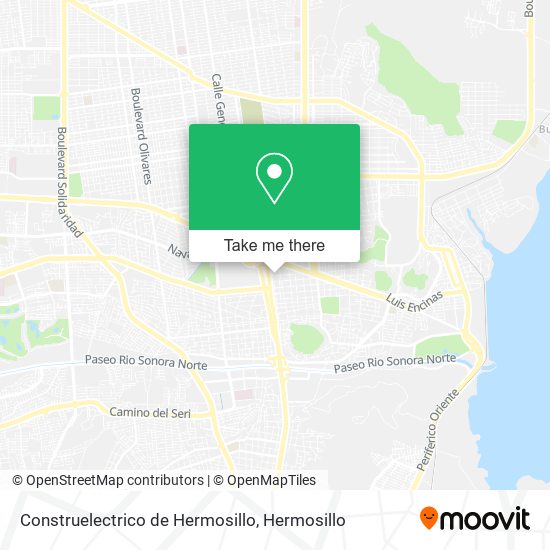 Construelectrico de Hermosillo map