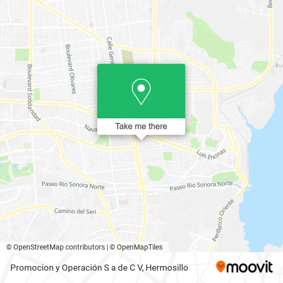 Promocion y Operación S a de C V map