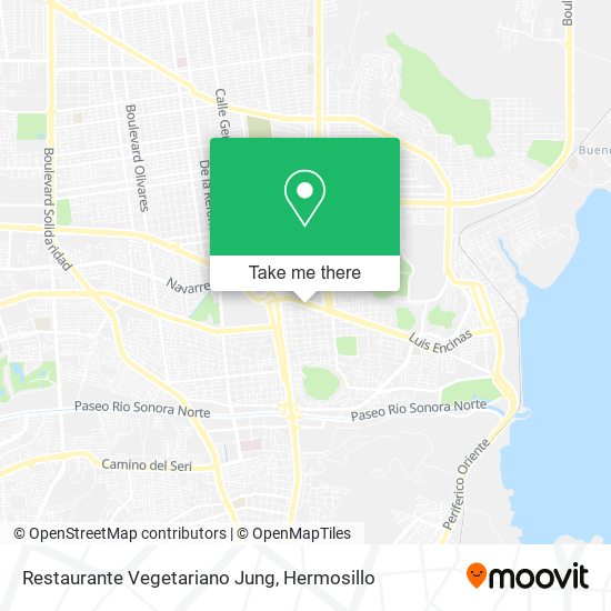 Restaurante Vegetariano Jung map